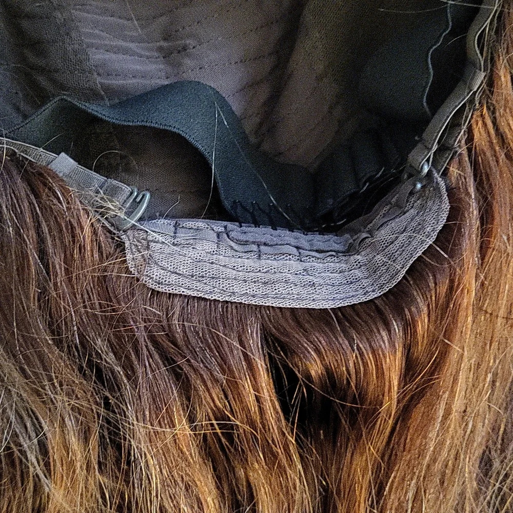 Human Hair Wig 24inch 13x6 Lacefront. 1b Roots Ombre Body Wave NEW NEVER WORN - Picture 2 of 12